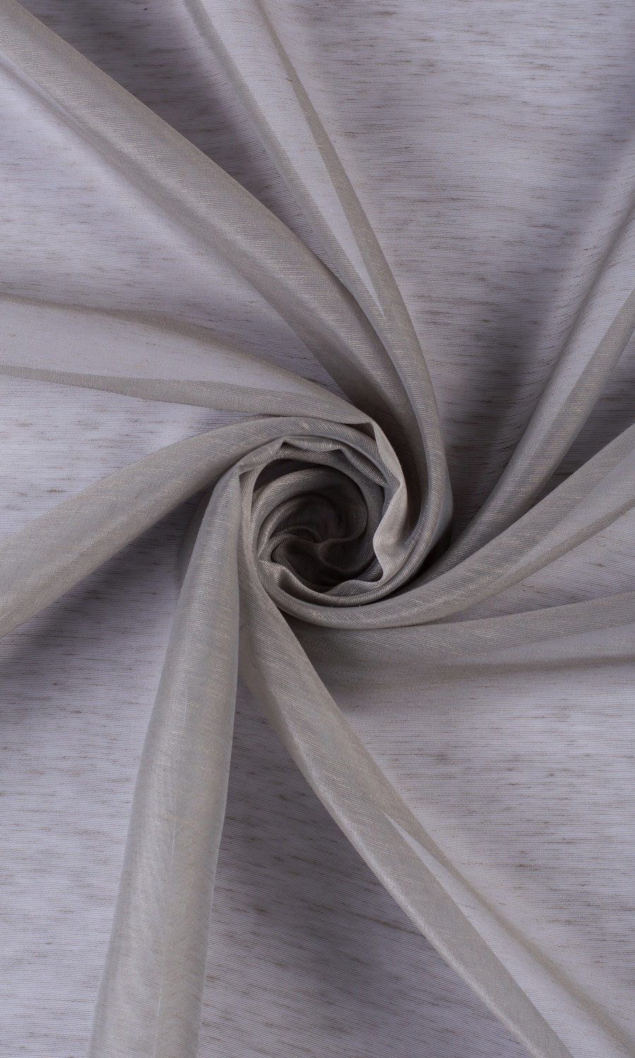 Plain Sheer Free Fabric Material Sample (Coffee Brown)