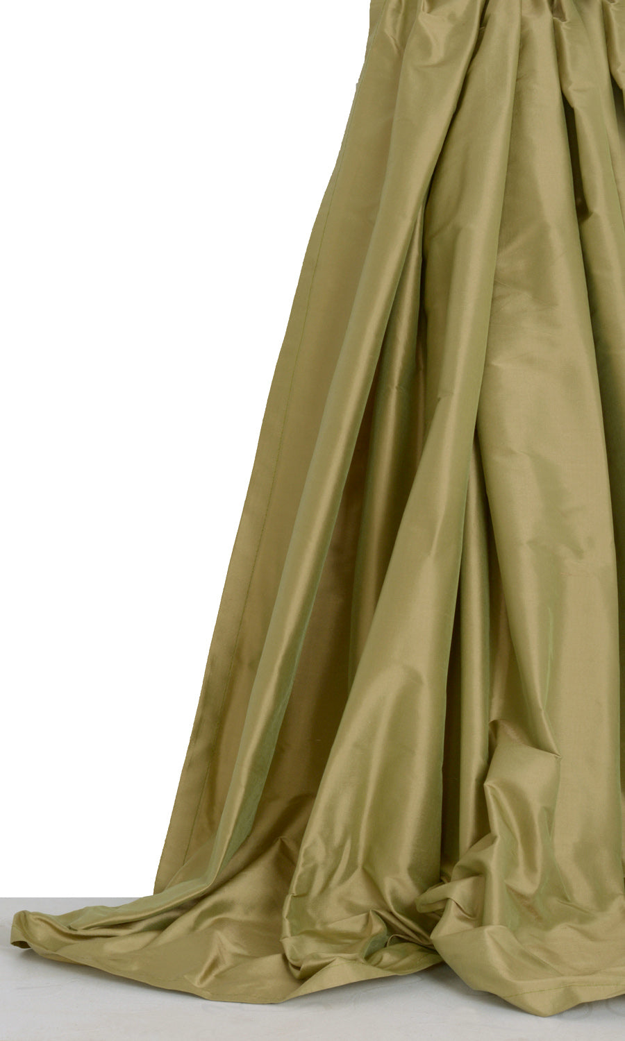 Shantung Silk Roman Blinds (Moss Green) for Living, Bedroom, Kitchen, Bathroom