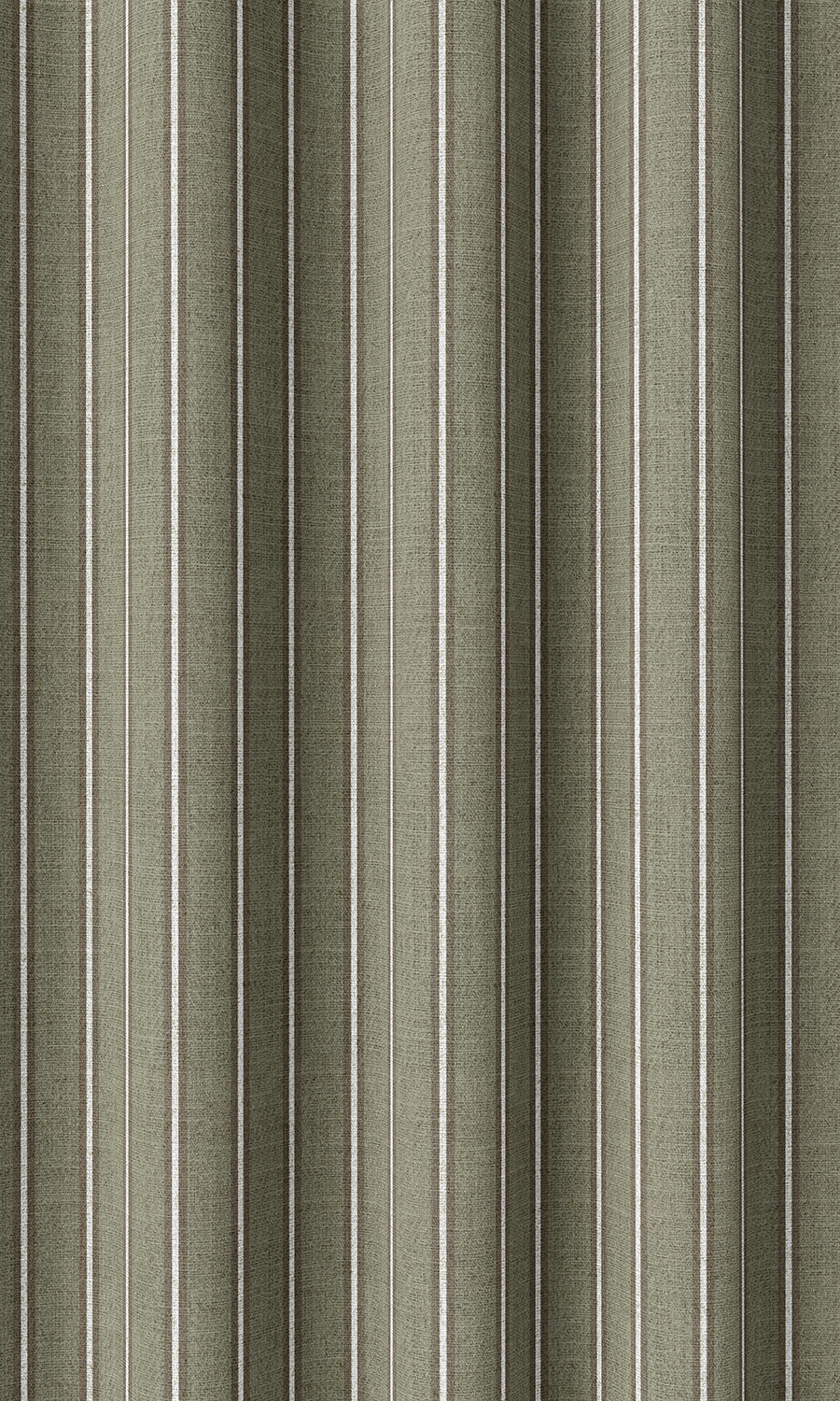 Modern Striped Print Home Décor Fabric Sample (Olive Green)