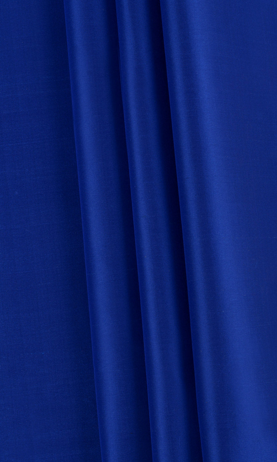 Shantung Silk Fabric By the Metre for Roman Blinds & Shades (Sapphire Blue)