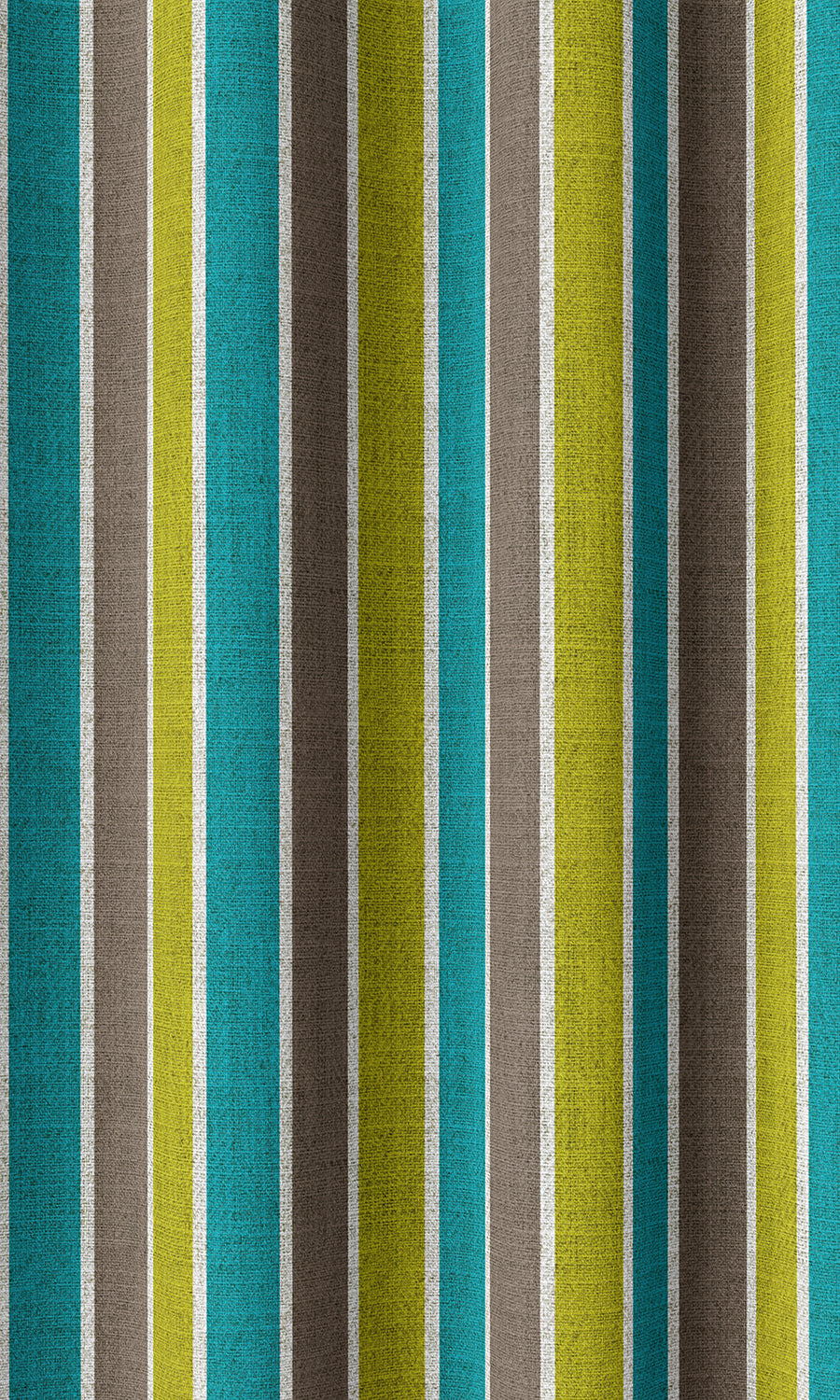 Striped Home Décor Fabric Sample (Blue/ Green)
