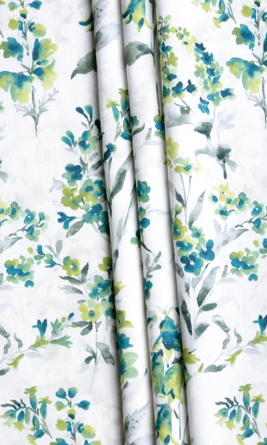 Floral Print Roman Blinds & Window Shades (Blue/ Green)