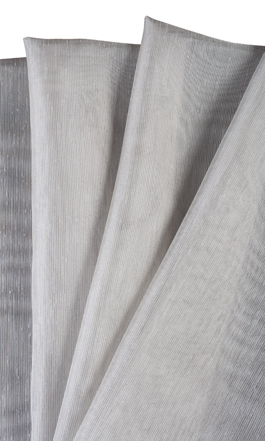 Sheer Roman Blinds & Window Shades (Silver-Gray)