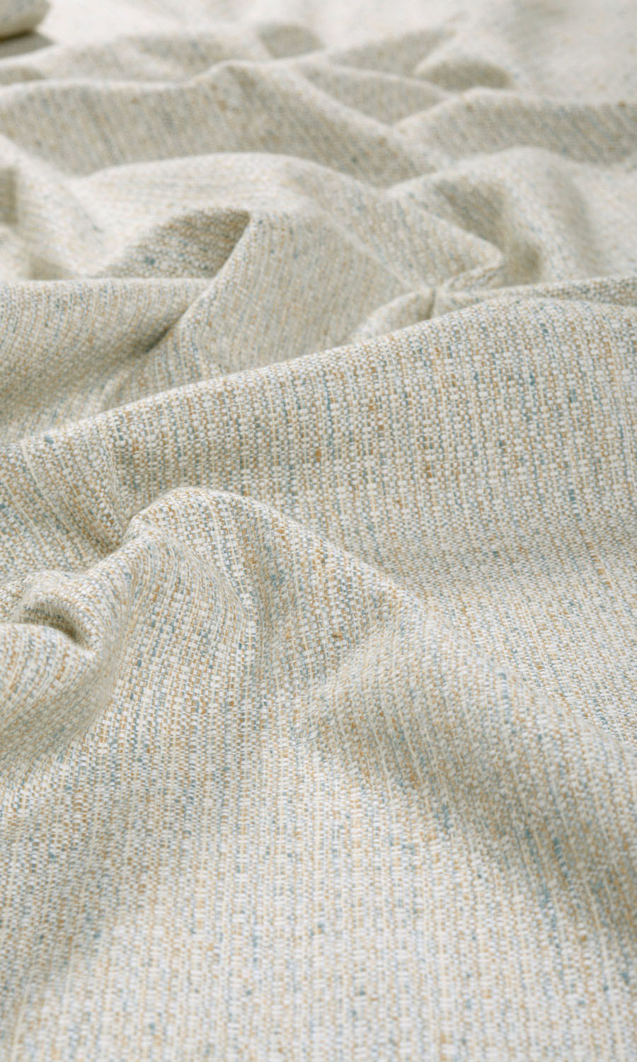 Textured  Fabric Sample for Roman Blinds & Shades (Oatmeal Beige/ Ash Gray)