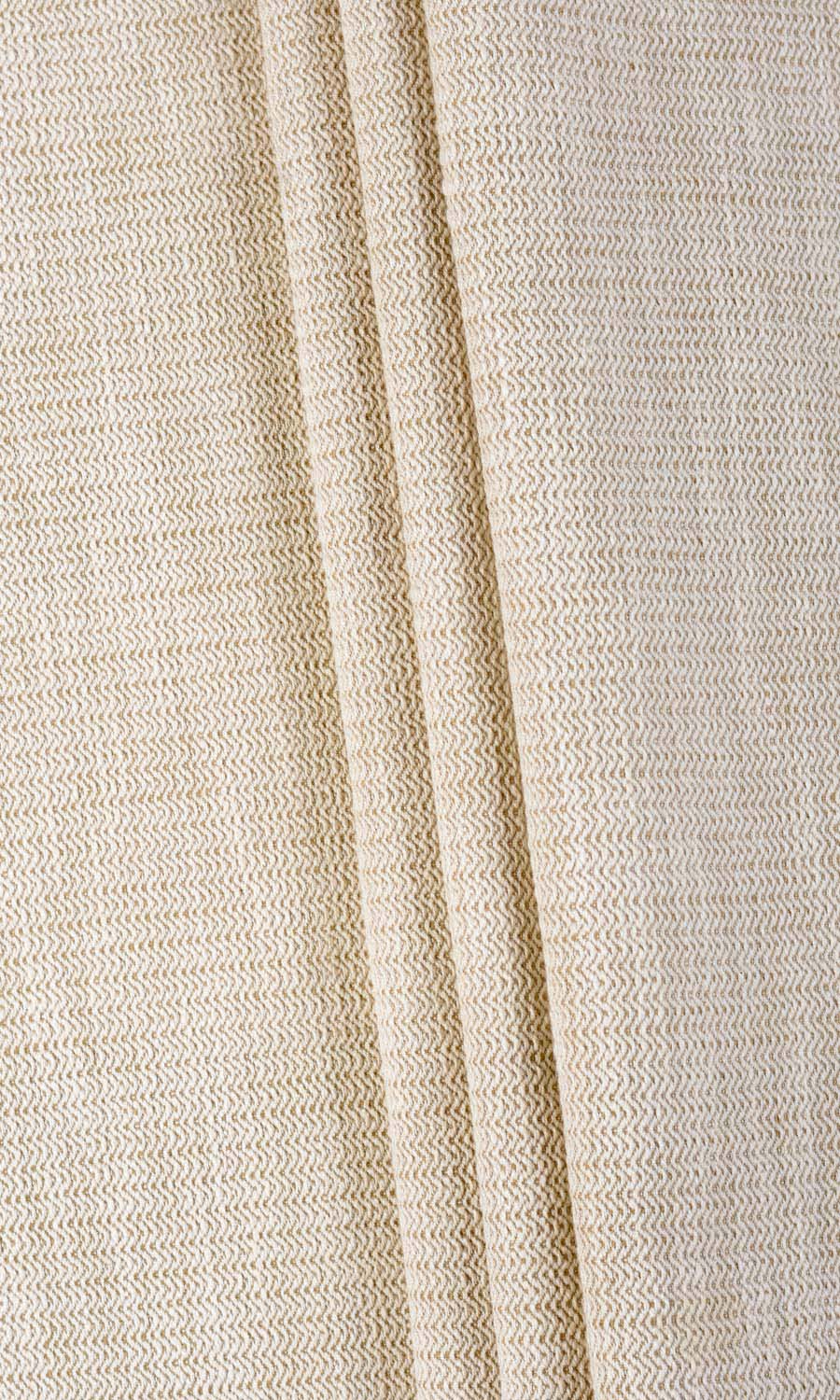 Textured Window Treatments Fabric Sample (Sepia Beige/ Off White)