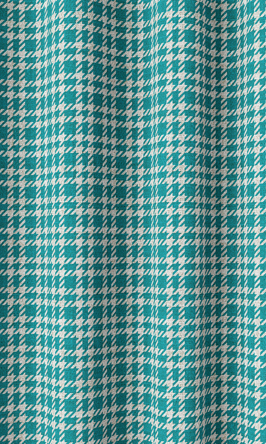 Modern Check Print Shades (Pacific Blue)