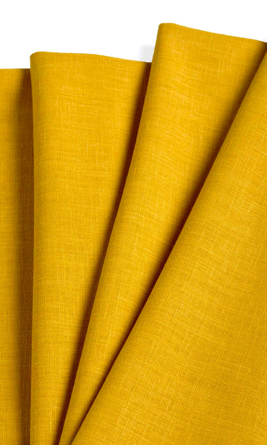 Poly-Cotton Blend Fabric Blinds (Yellow)