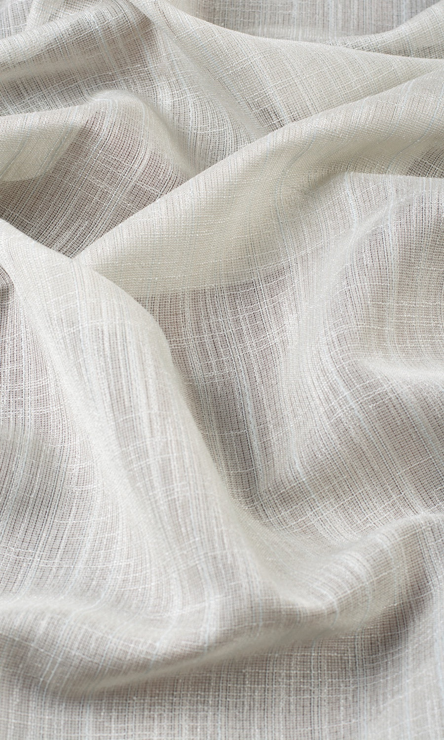 Plain Sheer Made-to-Measure Roman Blinds (Light Grey)