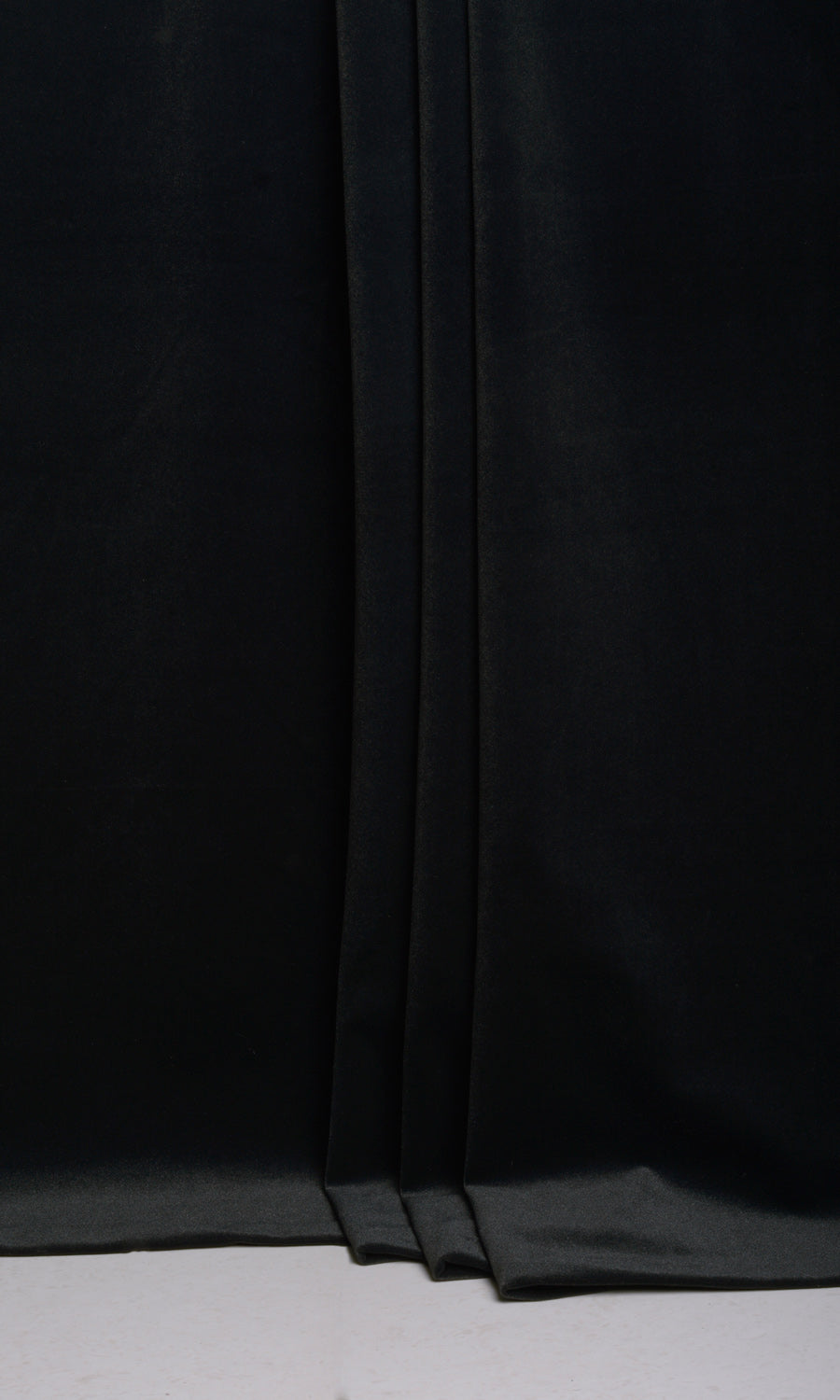 Velvet Fabric Blinds (Black) Extra Long Short Wide
