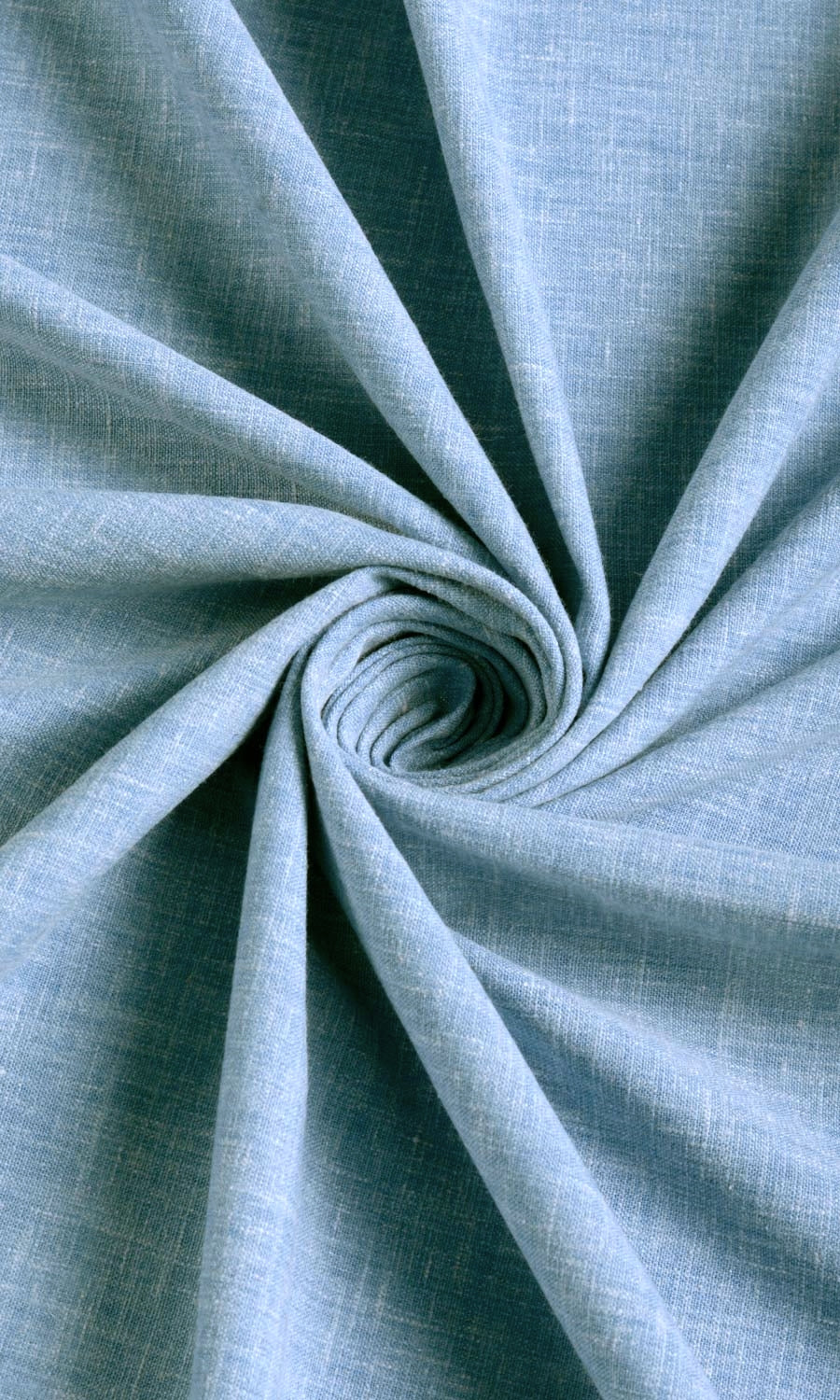 Poly-Cotton Blend Home Textile Fabric Material Sample (Pale Cobalt)