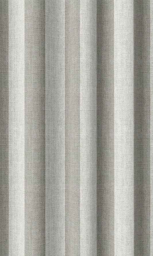 Modern Striped Home Décor Fabric By the Metre (Grey/ White)