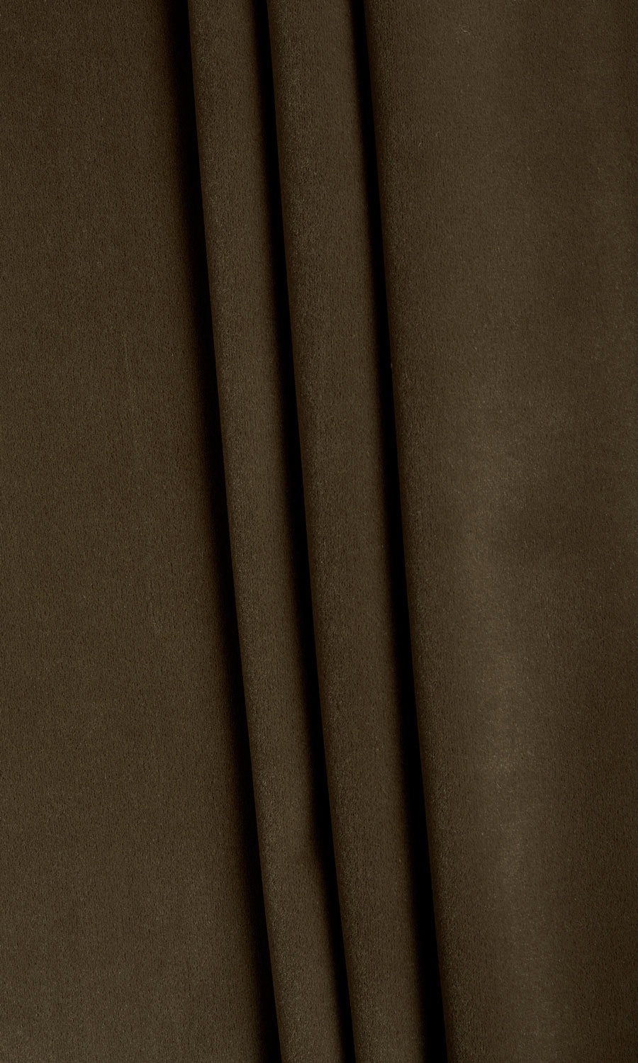 Velvet Flat, Plain, Fake, Faux, European Relaxed Roman Blinds (Cocoa Brown)