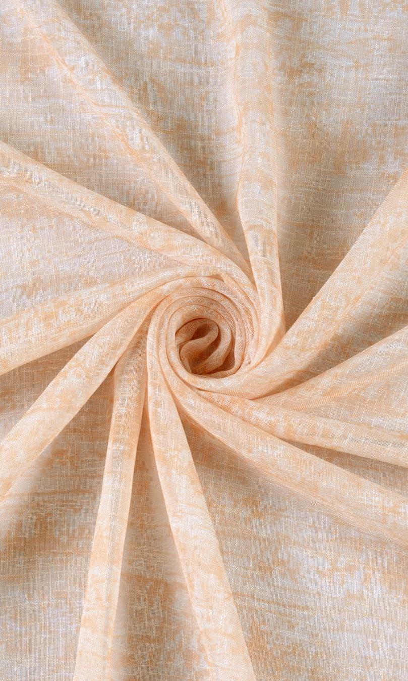 Textured Sheer Shades (Peachy Orange) Extra Long Short Wide
