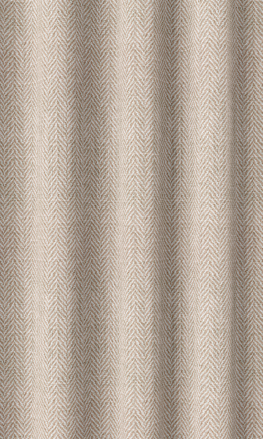 Herringbone Home Décor Fabric Sample (Blush Pink/ White)