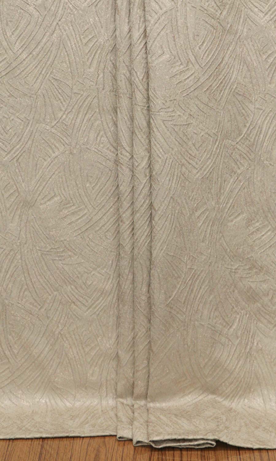 Self-Patterned Poly-Cotton Flat, Plain, Fake, Faux, European Relaxed Roman Blinds (Caramel Brown)