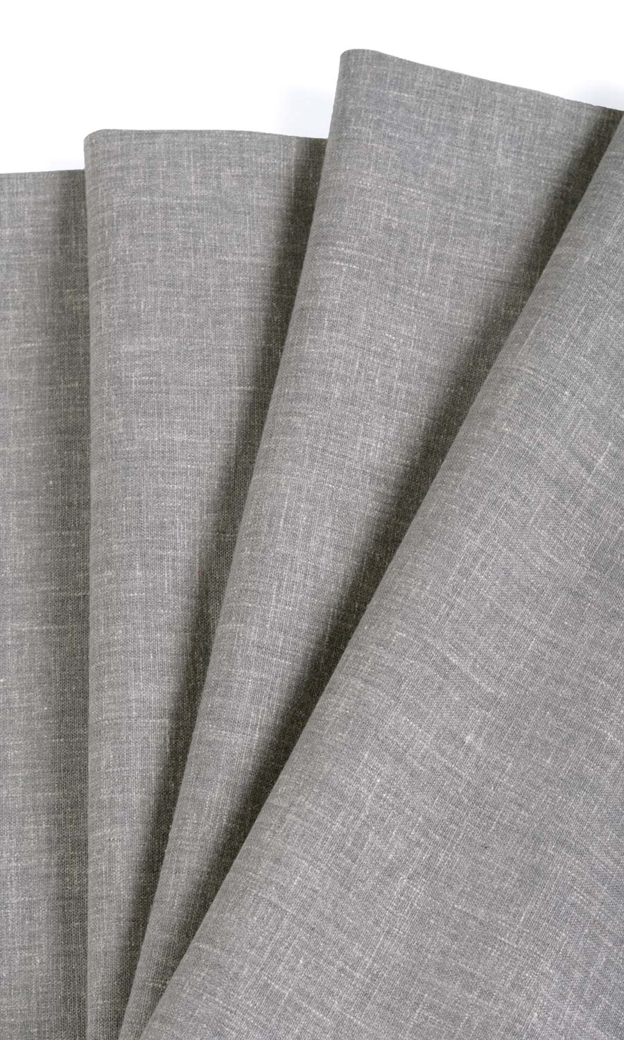 Linen Texture Roman Blinds (Grey) for Living, Bedroom, Kitchen, Bathroom