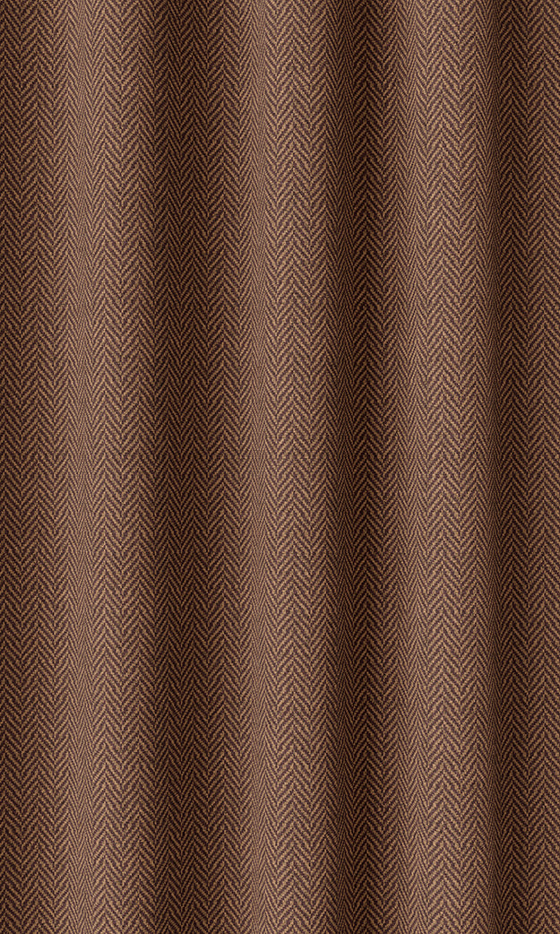 Herringbone Textured Home Décor Fabric Sample (Deep Orange)