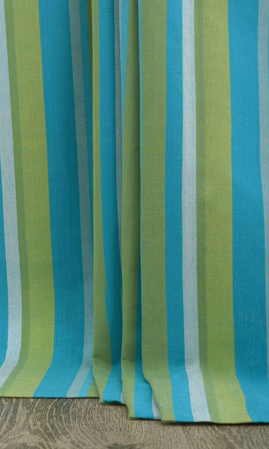 Cotton Home Textile Fabric Material Sample (Green/ Blue)