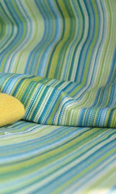Cotton Home Décor Fabric By the Metre (Blue/ Green/ Yellow)