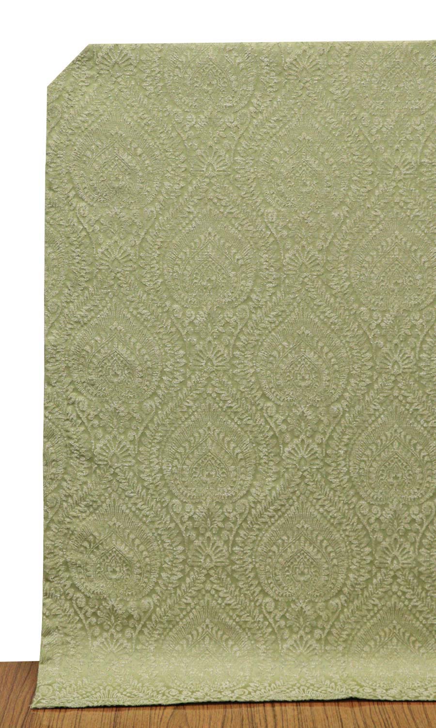 Textured Floral Roman Blinds (Green) for Living, Bedroom, Kitchen, Bathroom