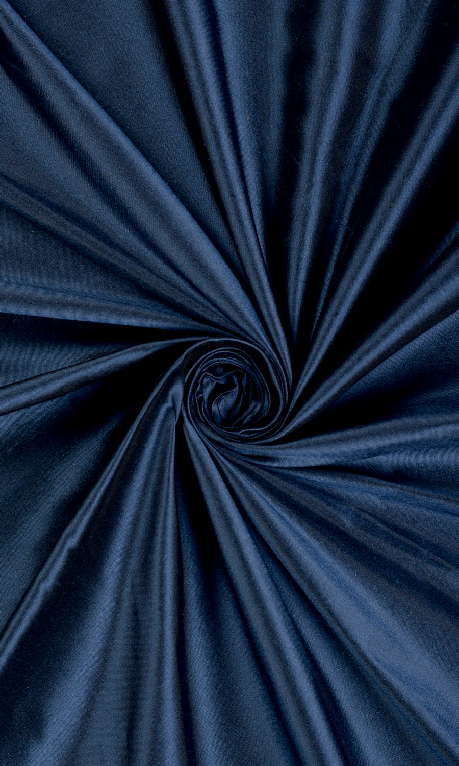 Shantung Silk Home Décor Fabric Sample (Midnight Blue/ Navy)