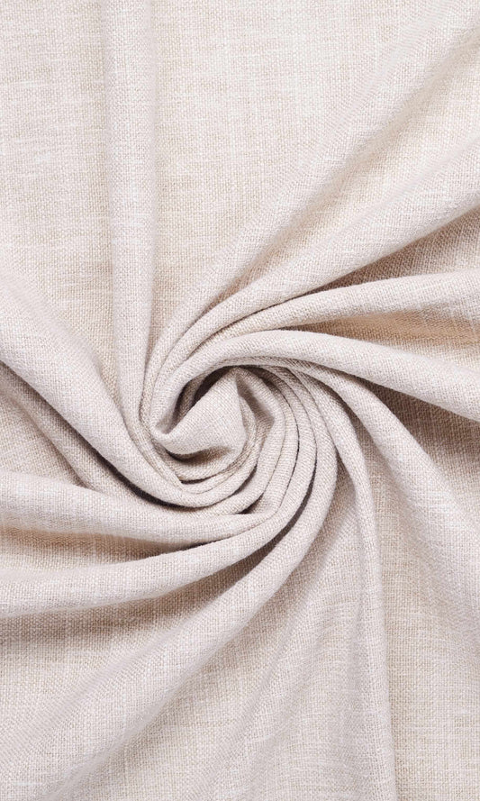 Linen-Cotton Blend  Home Décor Fabric By the Metre (Cream/ Beige)