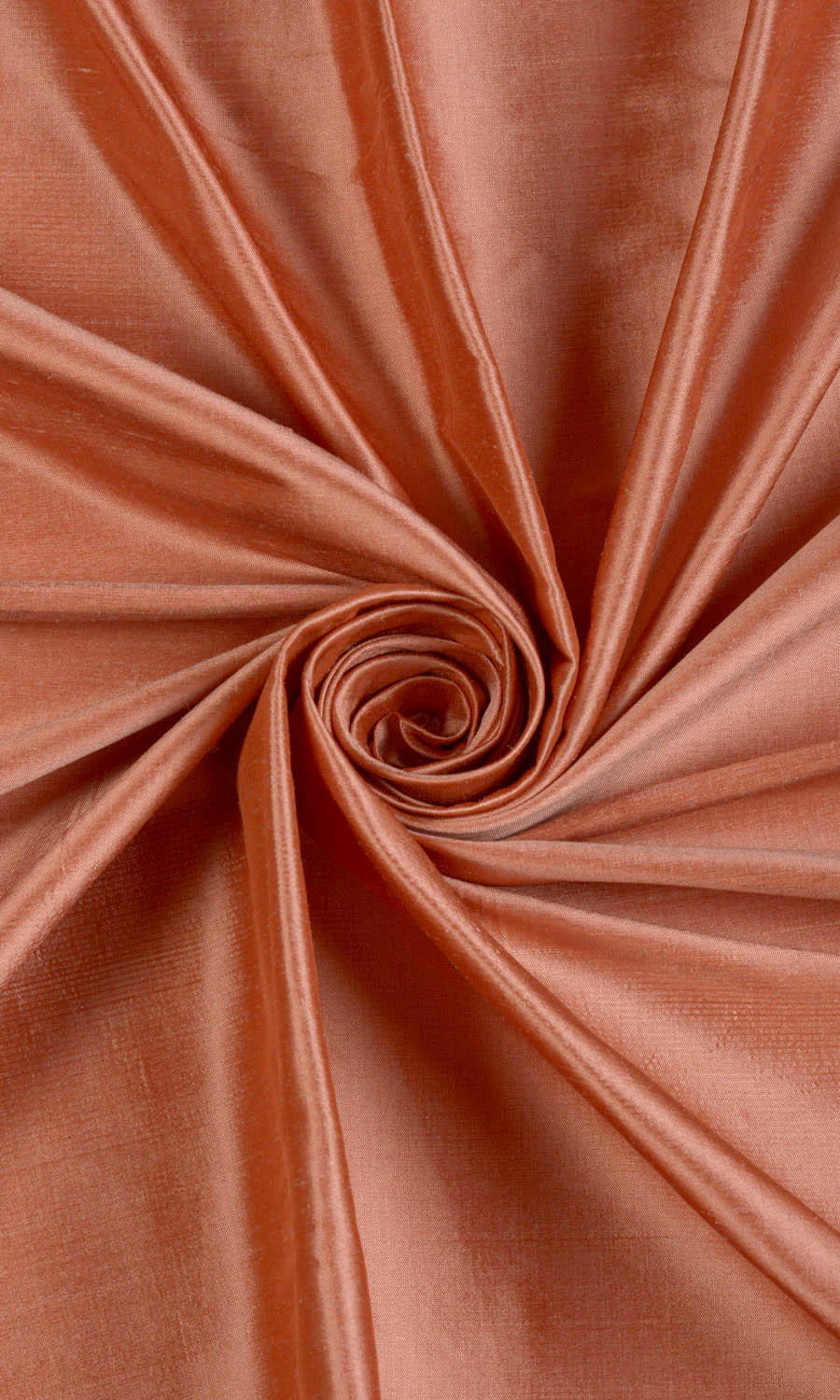 Shantung Silk Home Décor Fabric By the Metre (Orange)