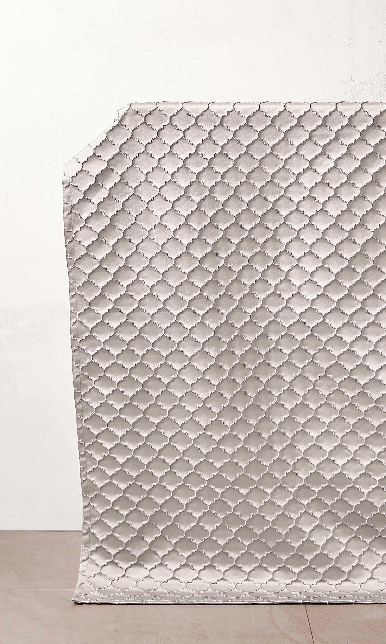 Silk Blend Window Treatments Fabric Sample (Seashell Ivory)