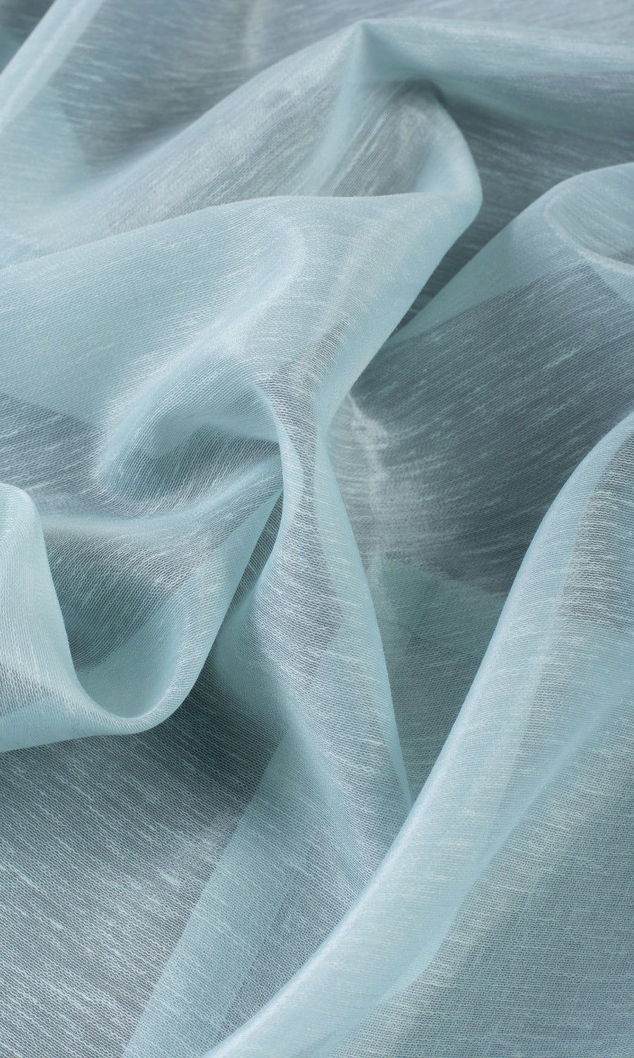 Textured Sheer/ Voile Blinds (Light Blue)