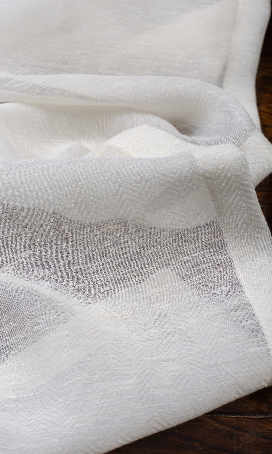 Textured Sheer Roman Blinds & Window Shades (Warm White)