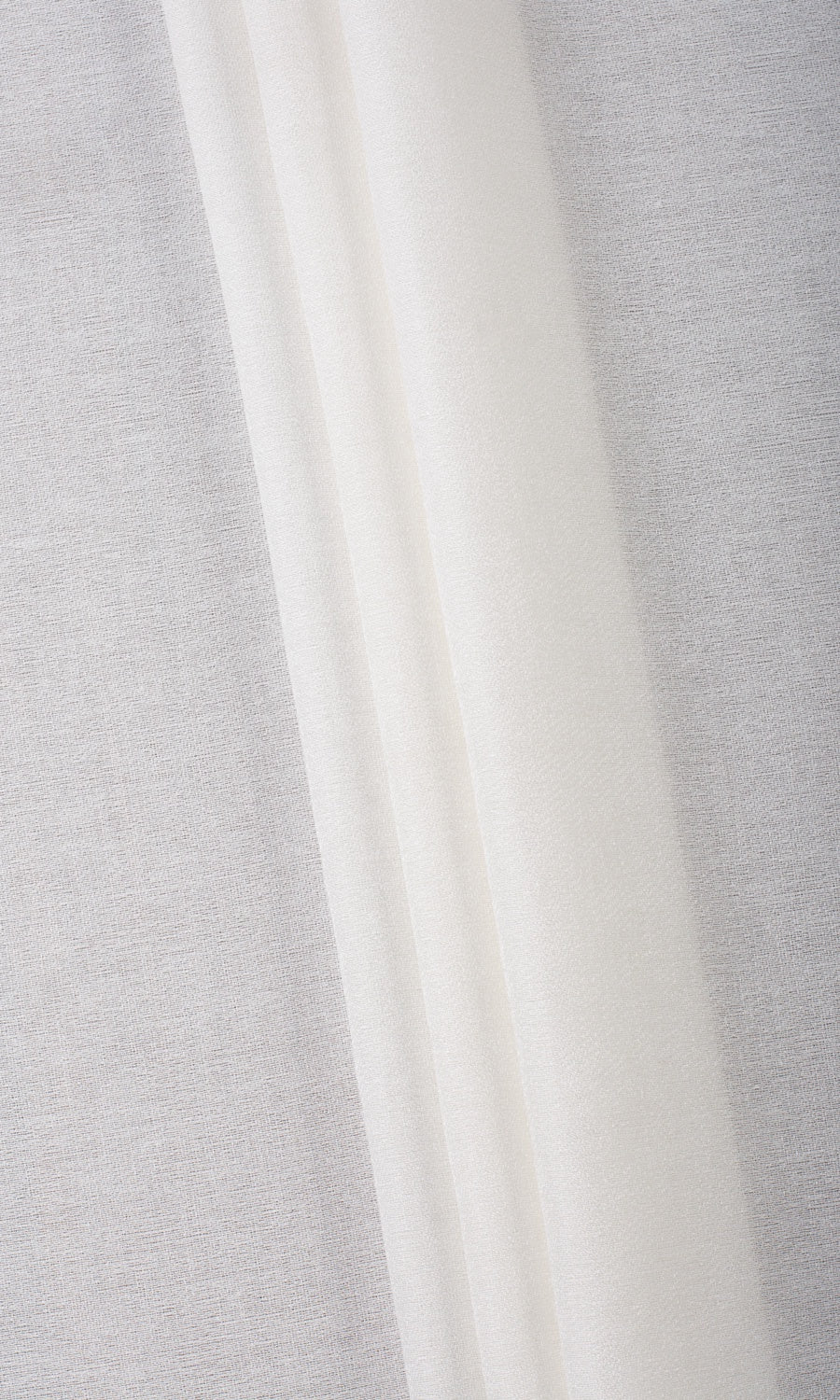 Plain Semi-Sheer Roman Blinds (White) Extra Long Short Wide
