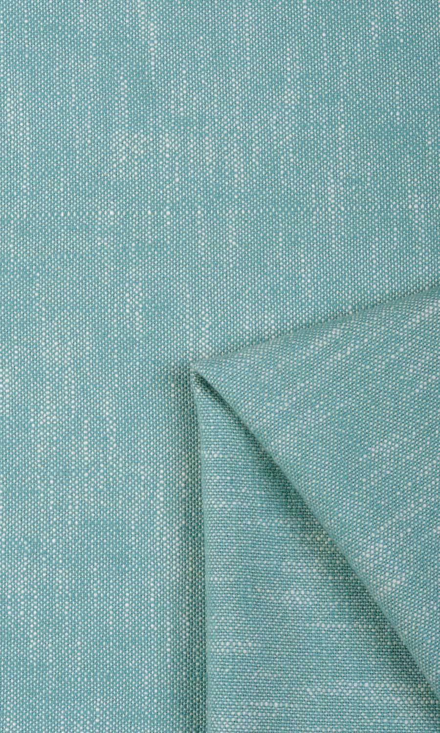 Plain Cotton Any Size Style Roman Blinds (Aqua Blue)
