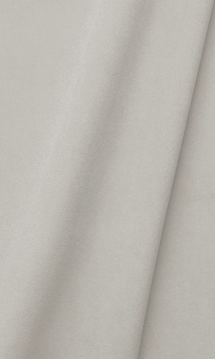 Velvet Window Treatments Fabric Sample (Warm White)