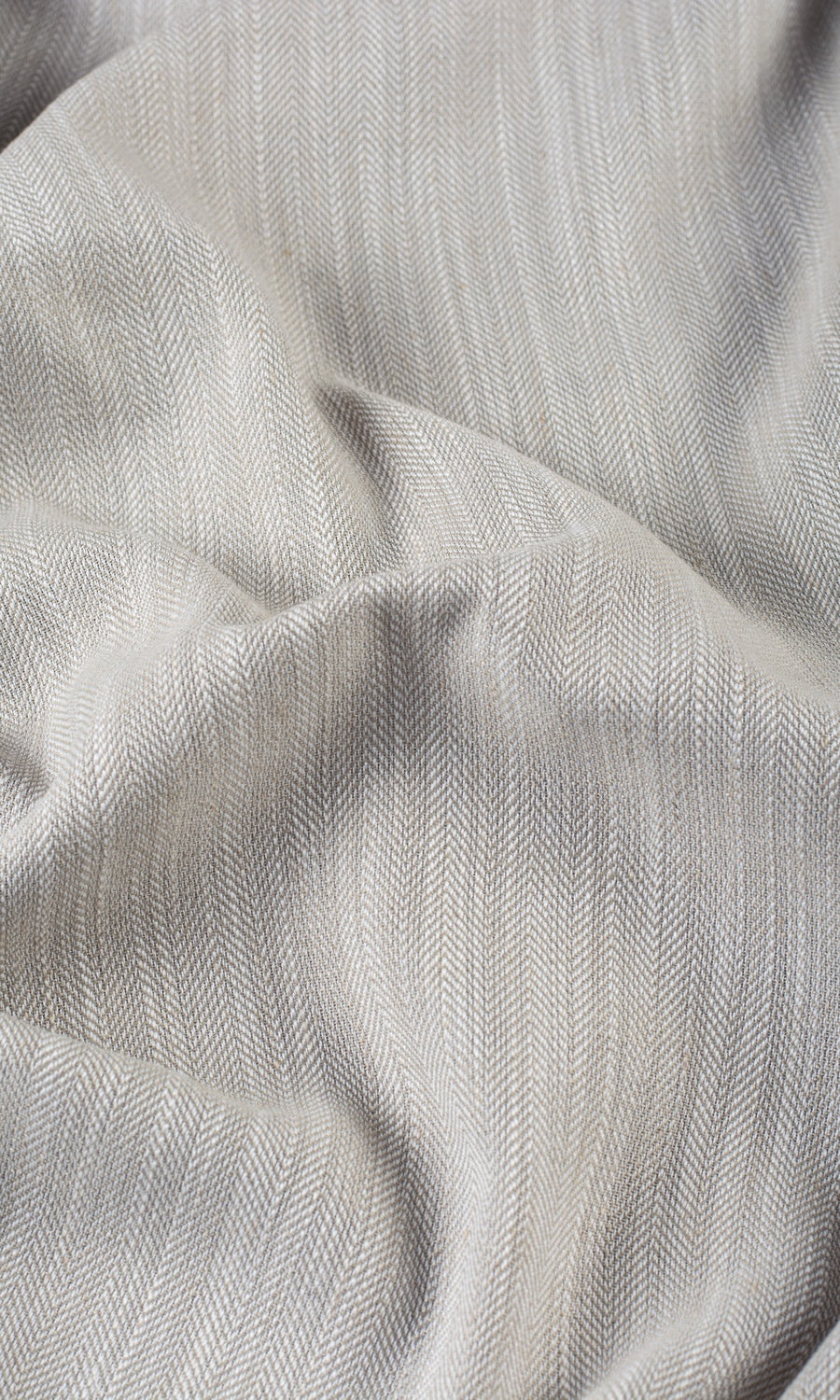 Textured Linen Blend Any Size Style Roman Blinds (Warm Gray-Brown)