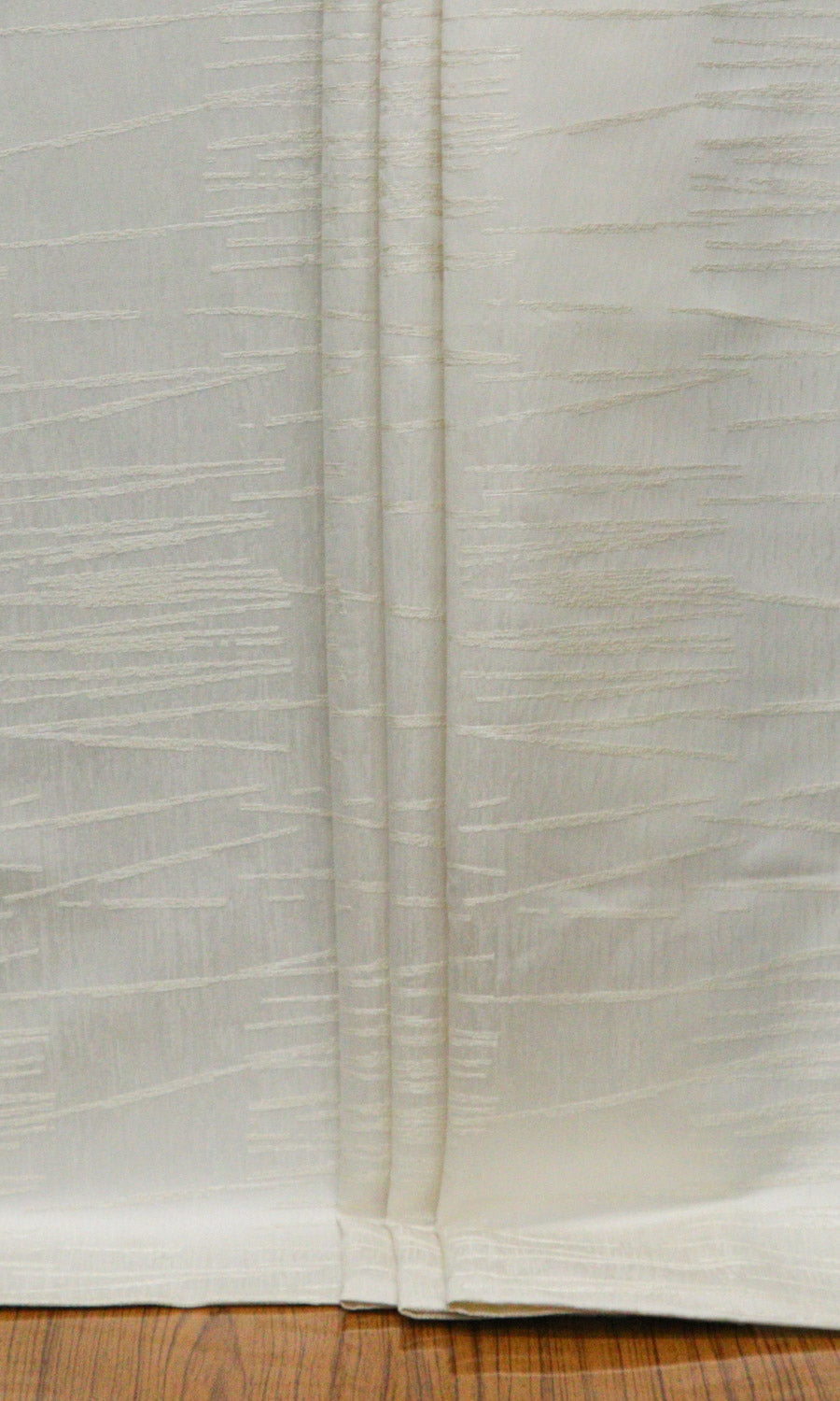 Abstract Patterned Flat, Plain, Fake, Faux, European Relaxed Roman Blinds (Ivory/ Pale Beige)