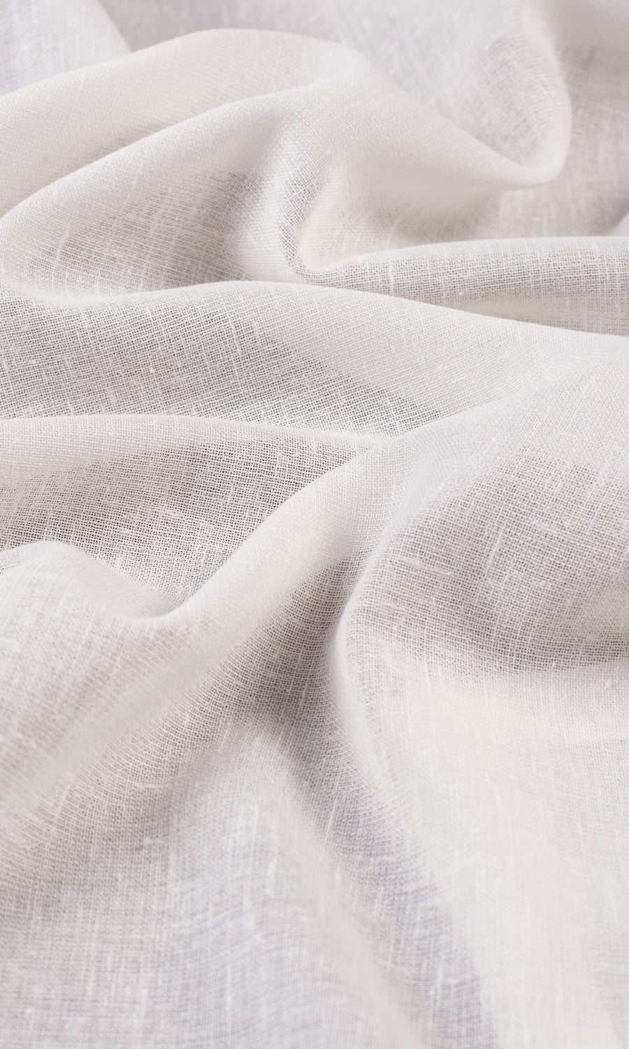 Plain Sheer Made-to-Measure Roman Blinds (Cream)