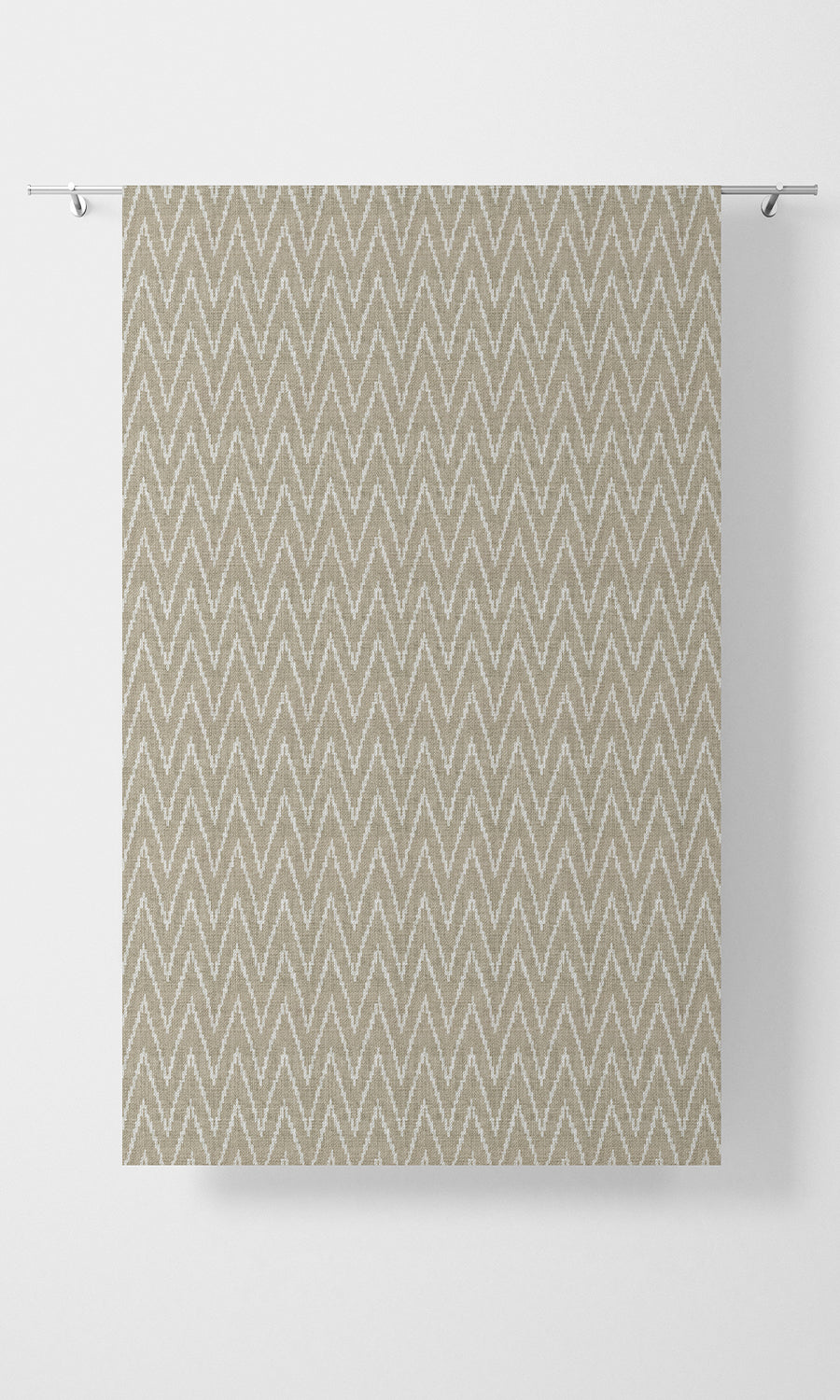 Houndstooth Print Home Textile Fabric Material Sample (Beige/ White)