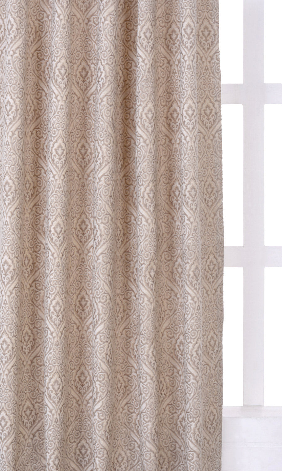 Velvet Fabric Blinds (Ivory/ Beige) for Living, Bedroom, Kitchen, Bathroom