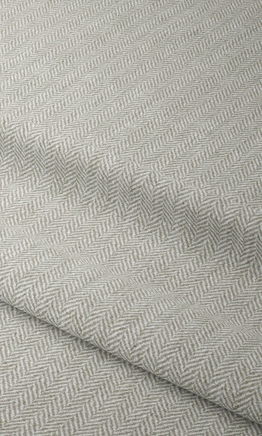 Herringbone Textured Flat, Plain, Fake, Faux, European Relaxed Roman Blinds (Grey)