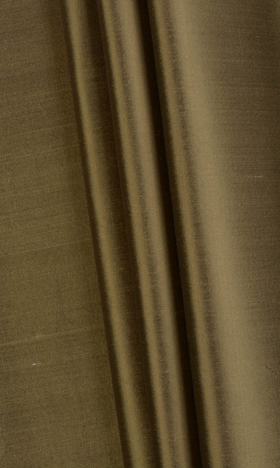 Shantung Silk Fabric By the Metre for Roman Blinds & Shades (Dark Olive Green)