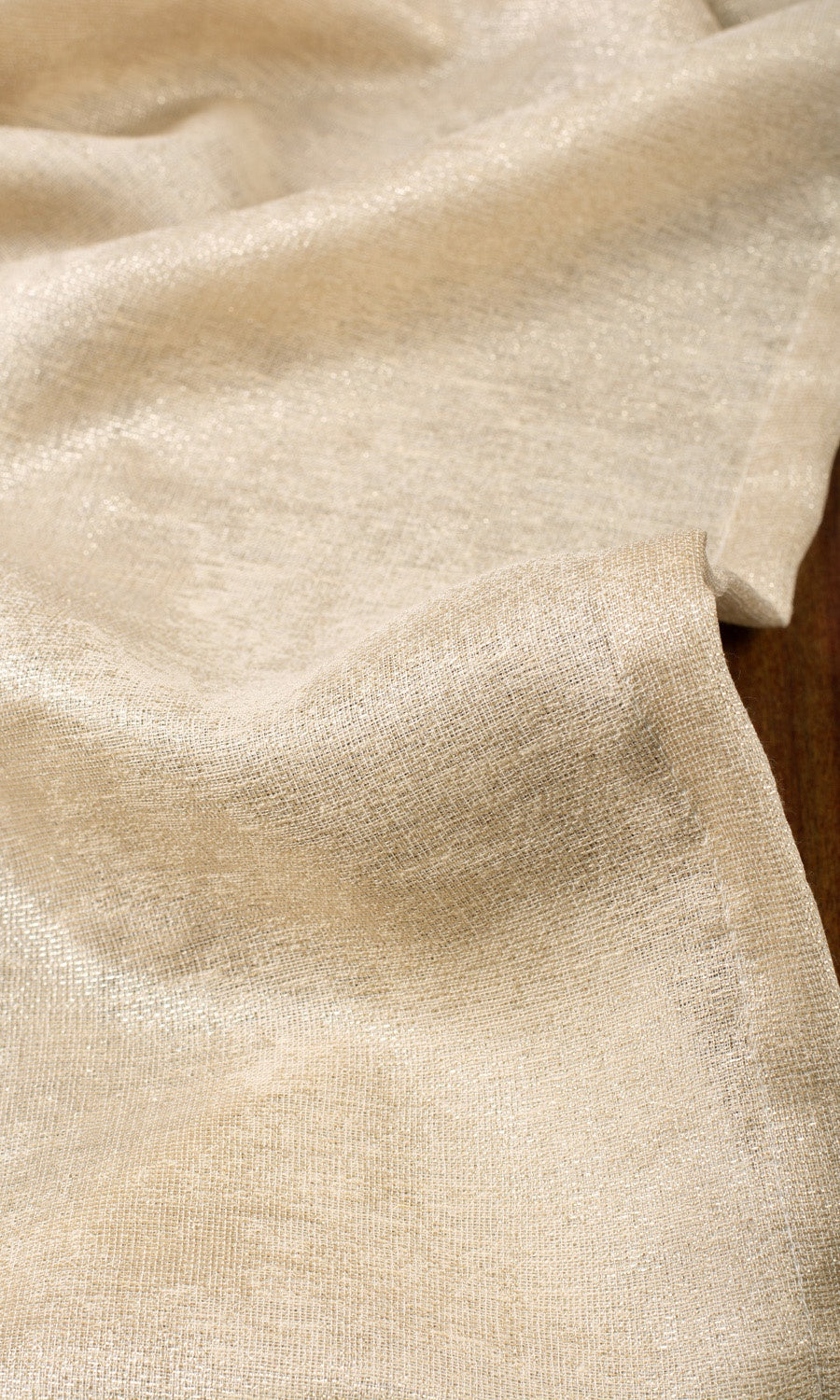 Plain Semi-Sheer Made-to-Measure Roman Blinds (Pale Beige)