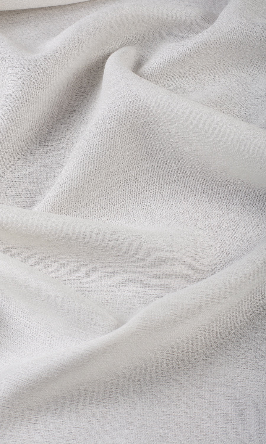 Plain Semi-Sheer Made-to-Measure Roman Blinds (White)