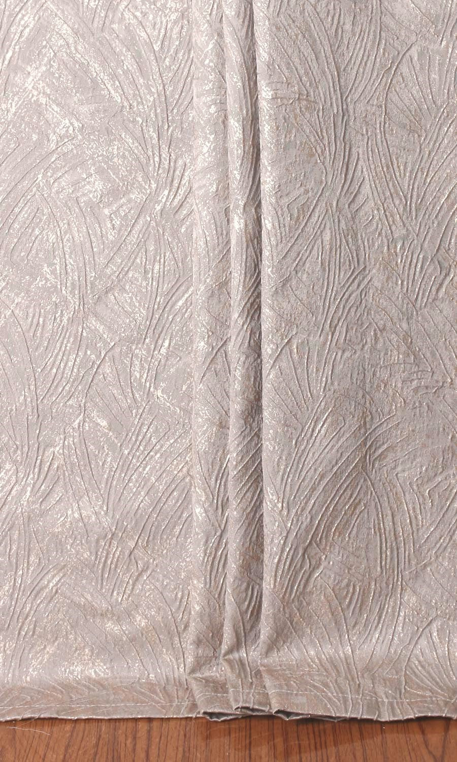 Self-Patterned Poly-Cotton Flat, Plain, Fake, Faux, European Relaxed Roman Blinds (Purple-Grey)