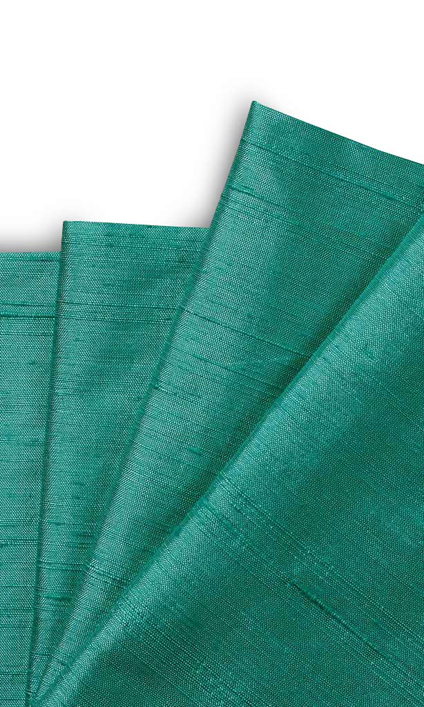 Dupioni Silk Window Treatments Fabric Sample (Seafoam Green/ Blue)