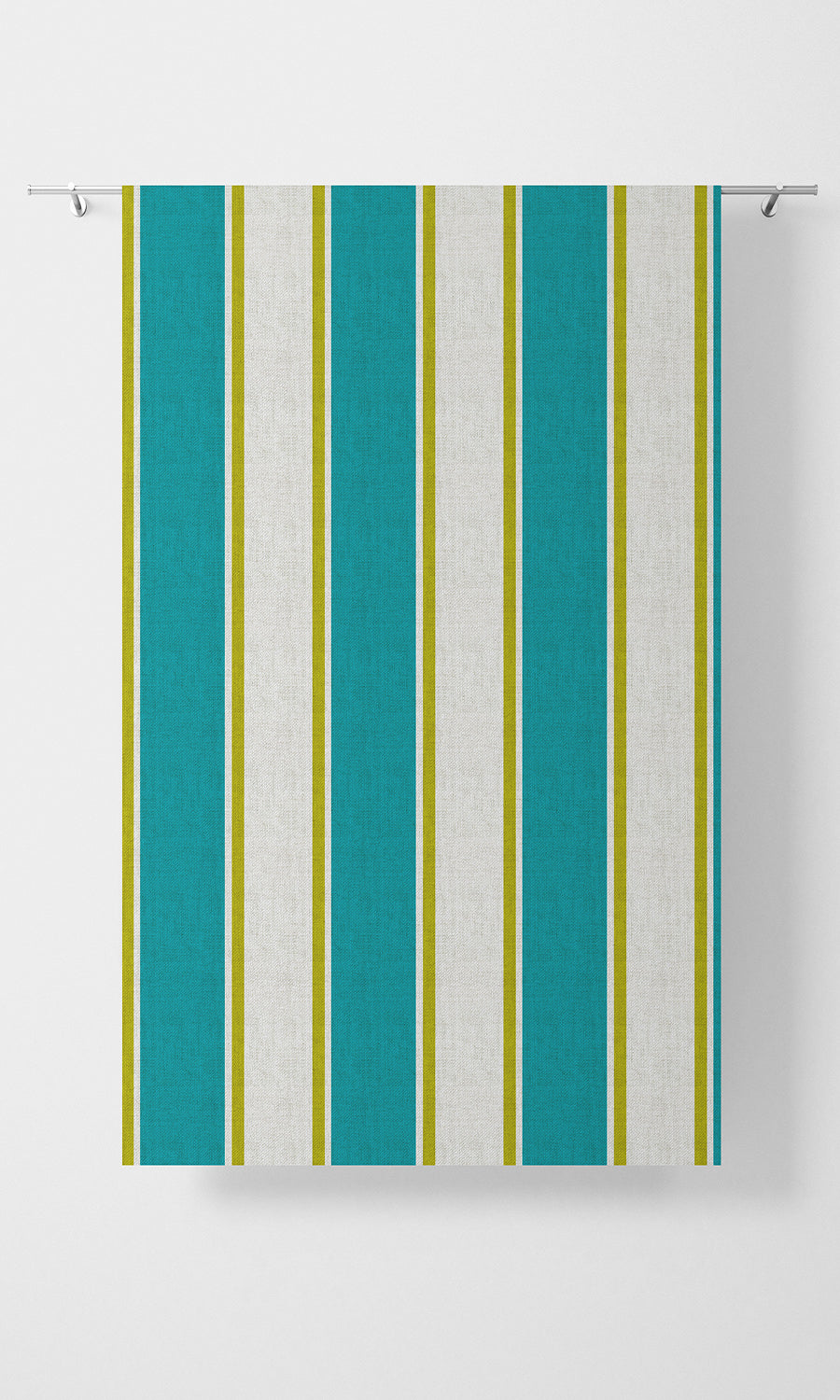 Striped Print Shades (Pacific Blue) Extra Long Short Wide