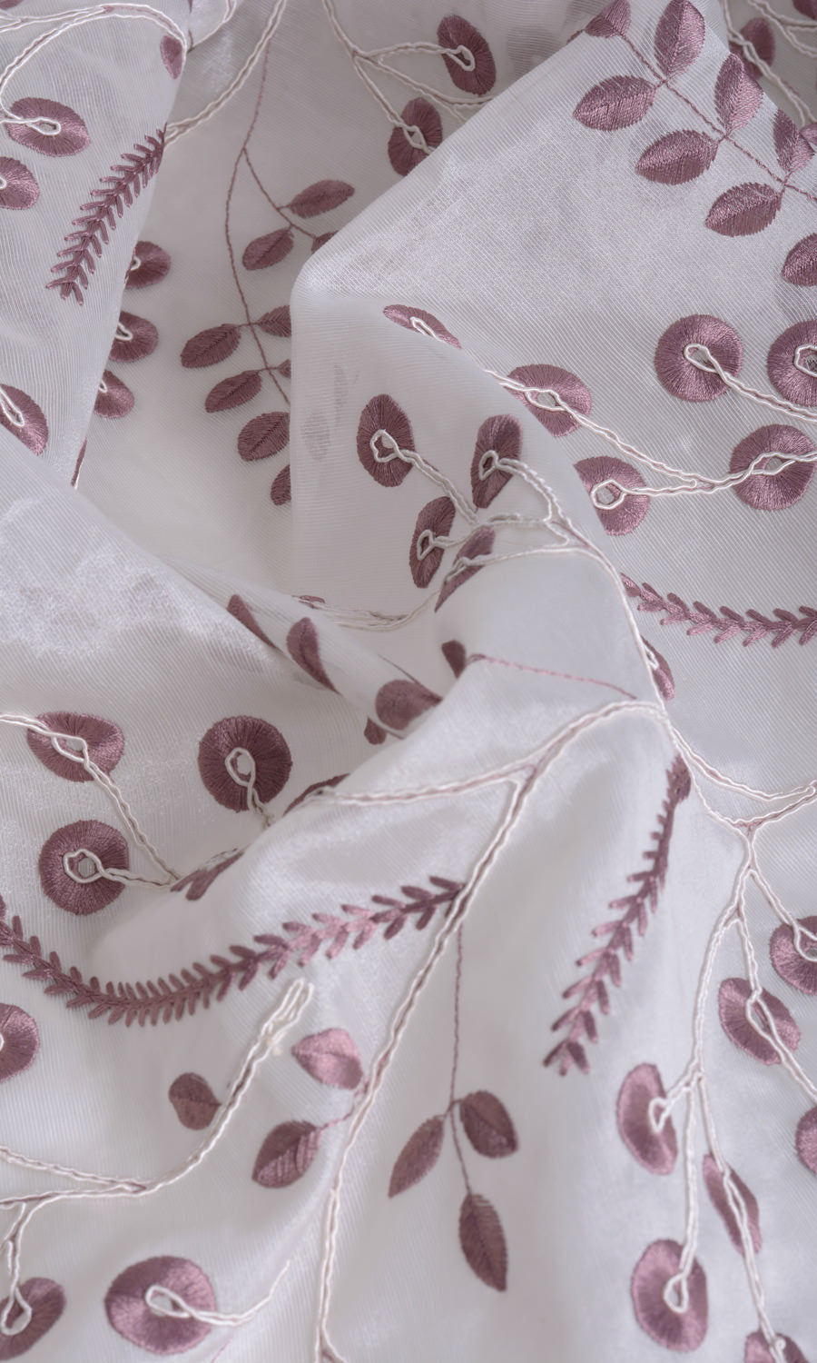 Nature Inspired Shades (White/ Pink) for Living, Bedroom, Kitchen, Bathroom