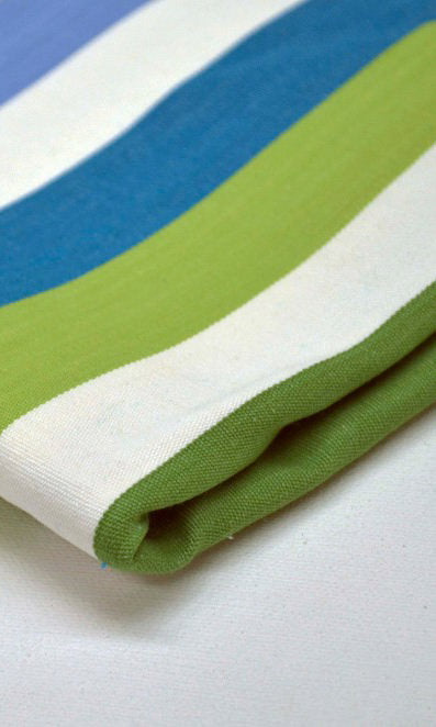 Cotton Home Décor Fabric By the Metre (Blue/ Green)