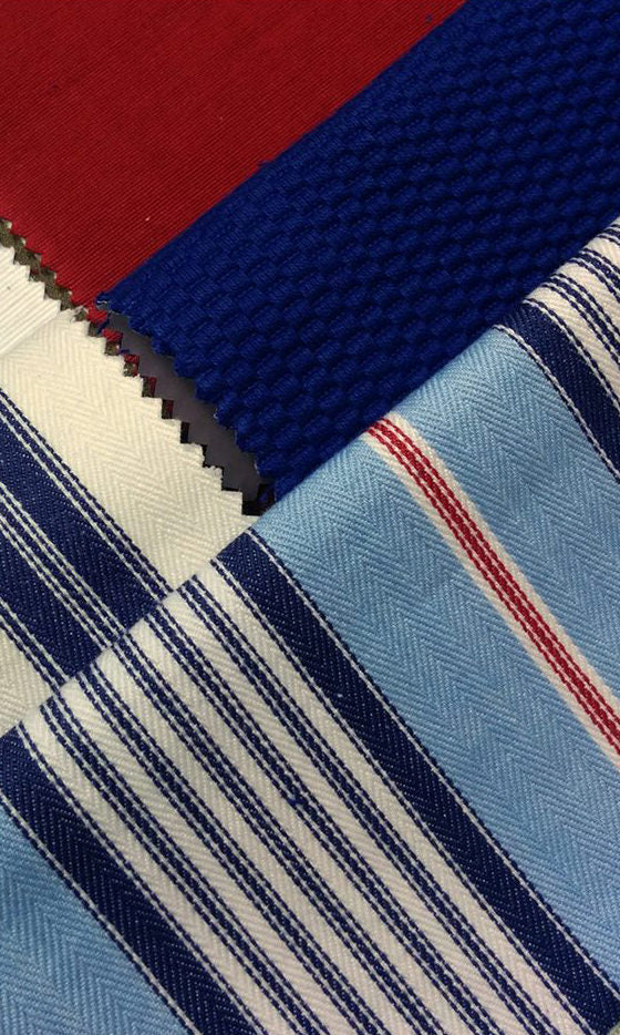 Cotton Fabric Blinds (Blue) for Living, Bedroom, Kitchen, Bathroom