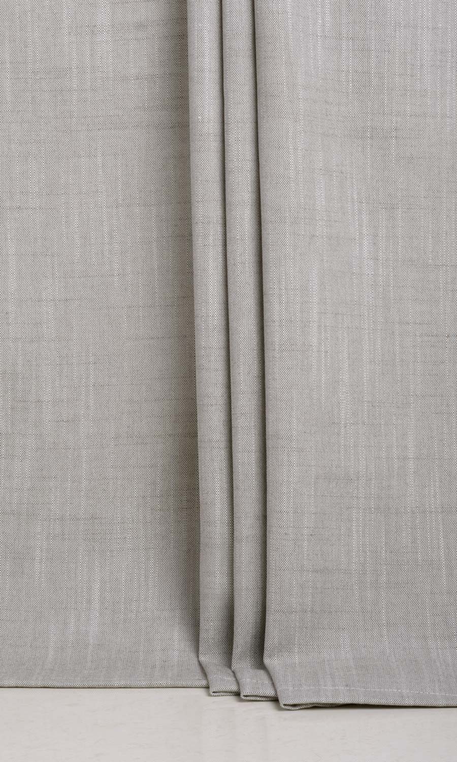 Plain Linen Texture Window Treatments Fabric Sample (Warm Grey)