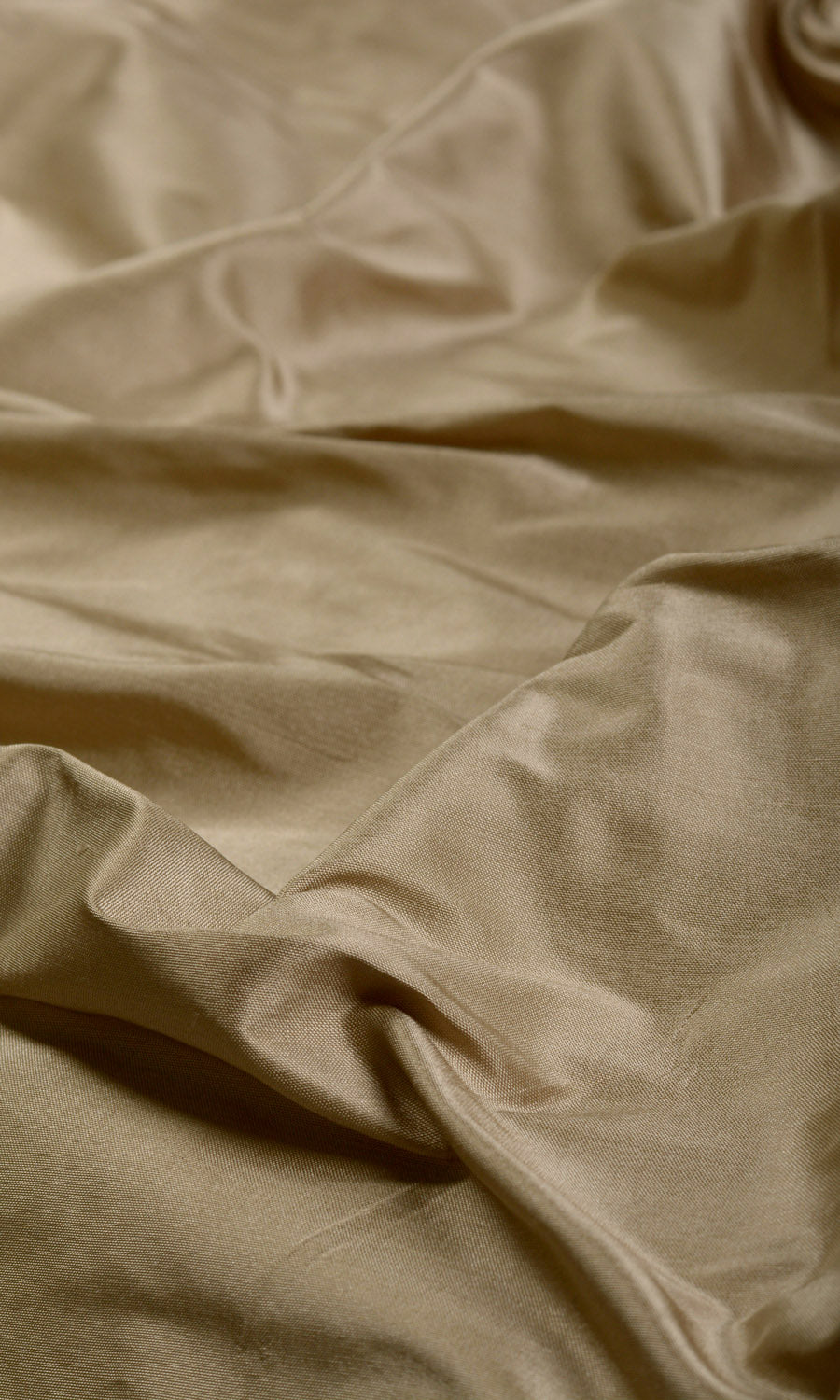 Shantung Silk Flat, Plain, Fake, Faux, European Relaxed Roman Blinds (Brown)